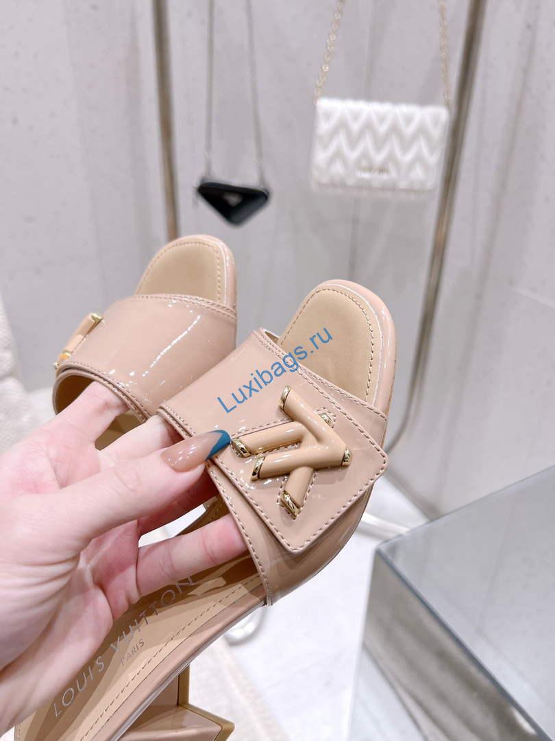 LV 1AB2OR Louis Vuitton Women's Shake Mules heel 5.5cm L68264 | lv 1ab2or louis vuitton womens shake mules heel 5 5cm l68264 7