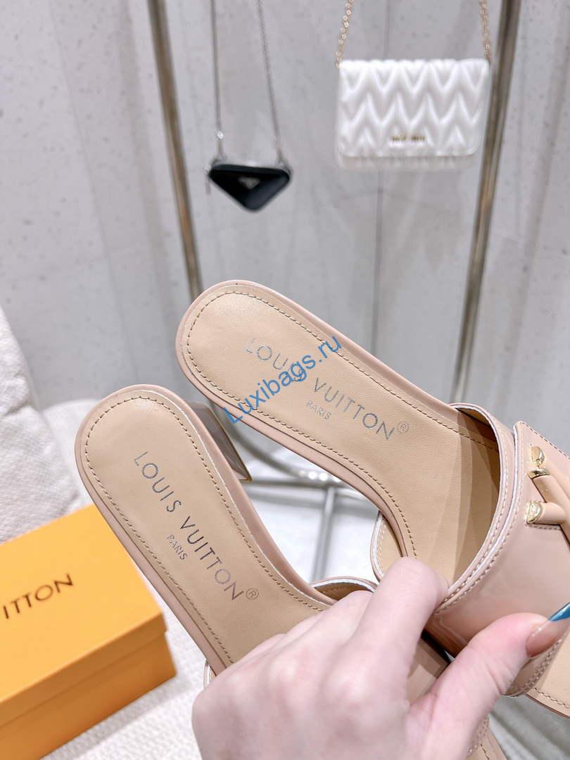 LV 1AB2OR Louis Vuitton Women's Shake Mules heel 5.5cm L68264 | lv 1ab2or louis vuitton womens shake mules heel 5 5cm l68264 8