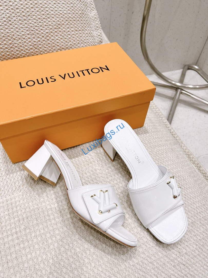 LV 1AB2OR Louis Vuitton Women's Shake Mules heel 5.5cm L68266 | lv 1ab2or louis vuitton womens shake mules heel 5 5cm l68266 3