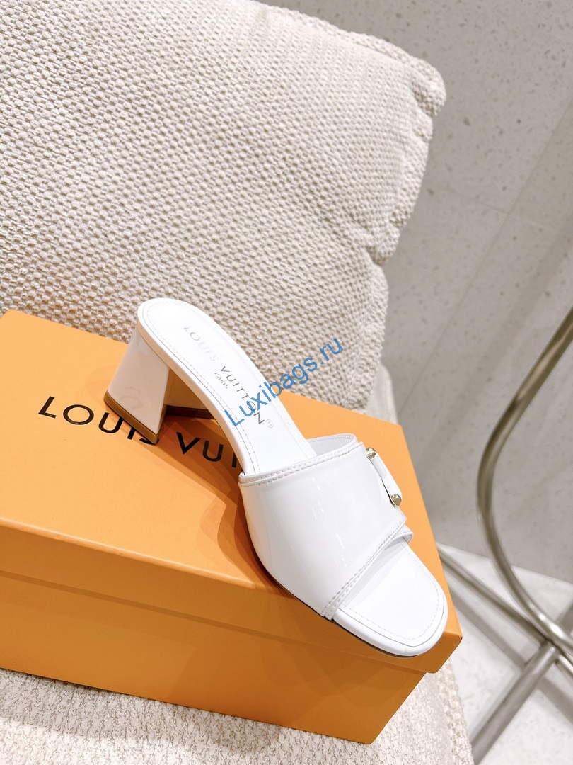 LV 1AB2OR Louis Vuitton Women's Shake Mules heel 5.5cm L68266 | lv 1ab2or louis vuitton womens shake mules heel 5 5cm l68266 6