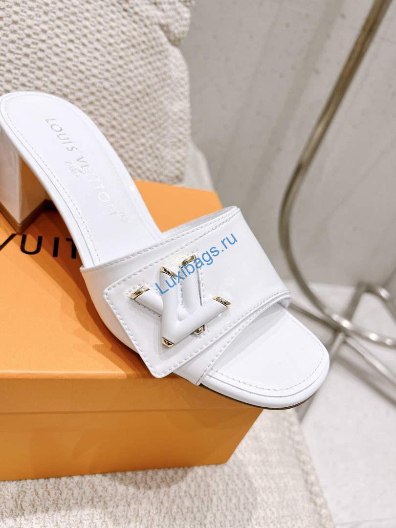 LV 1AB2OR Louis Vuitton Women's Shake Mules heel 5.5cm L68266 | lv 1ab2or louis vuitton womens shake mules heel 5 5cm l68266 7