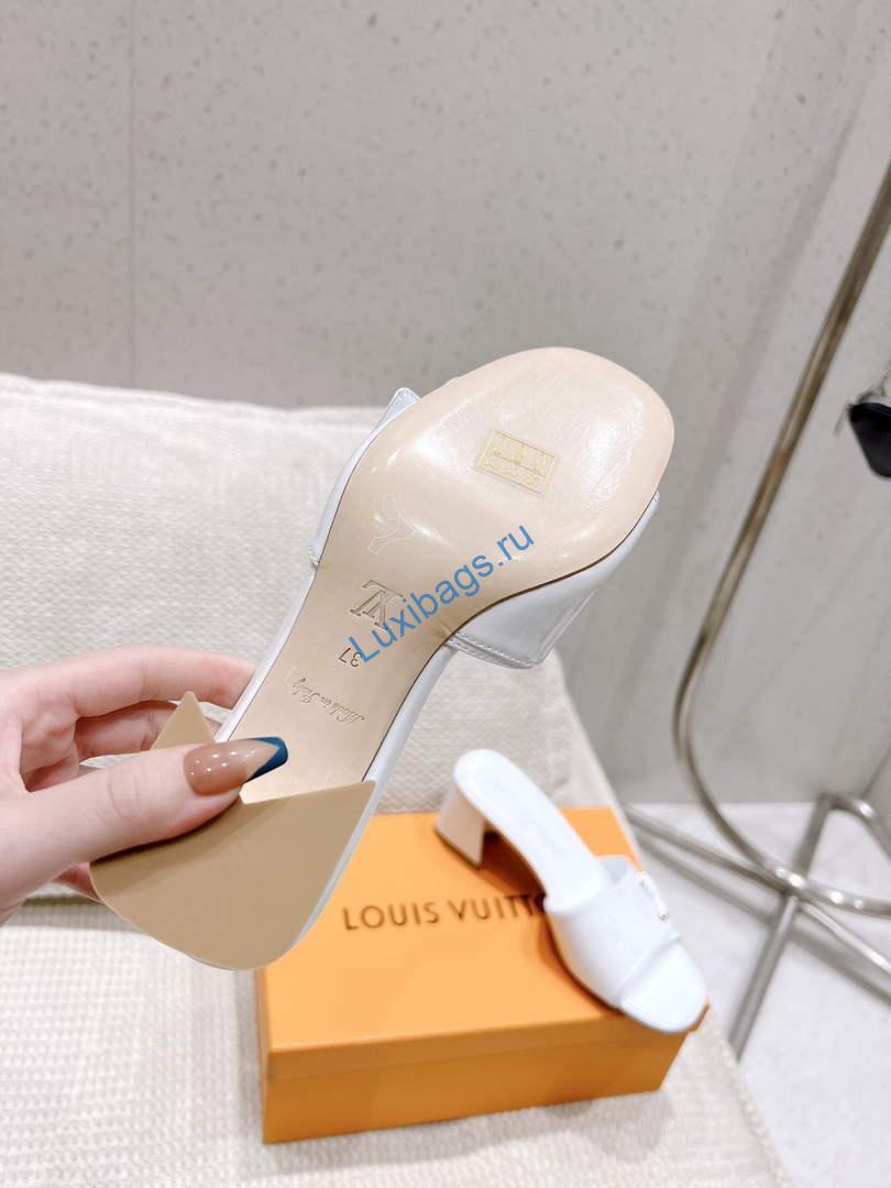 LV 1AB2OR Louis Vuitton Women's Shake Mules heel 5.5cm L68266 | lv 1ab2or louis vuitton womens shake mules heel 5 5cm l68266 9