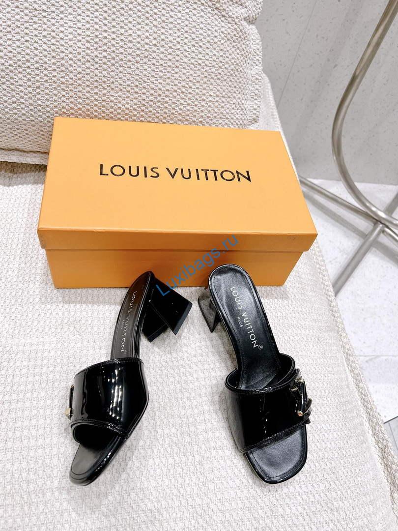 LV 1AB2OR Louis Vuitton Women's Shake Mules heel 5.5cm L68268 | lv 1ab2or louis vuitton womens shake mules heel 5 5cm l68268 5