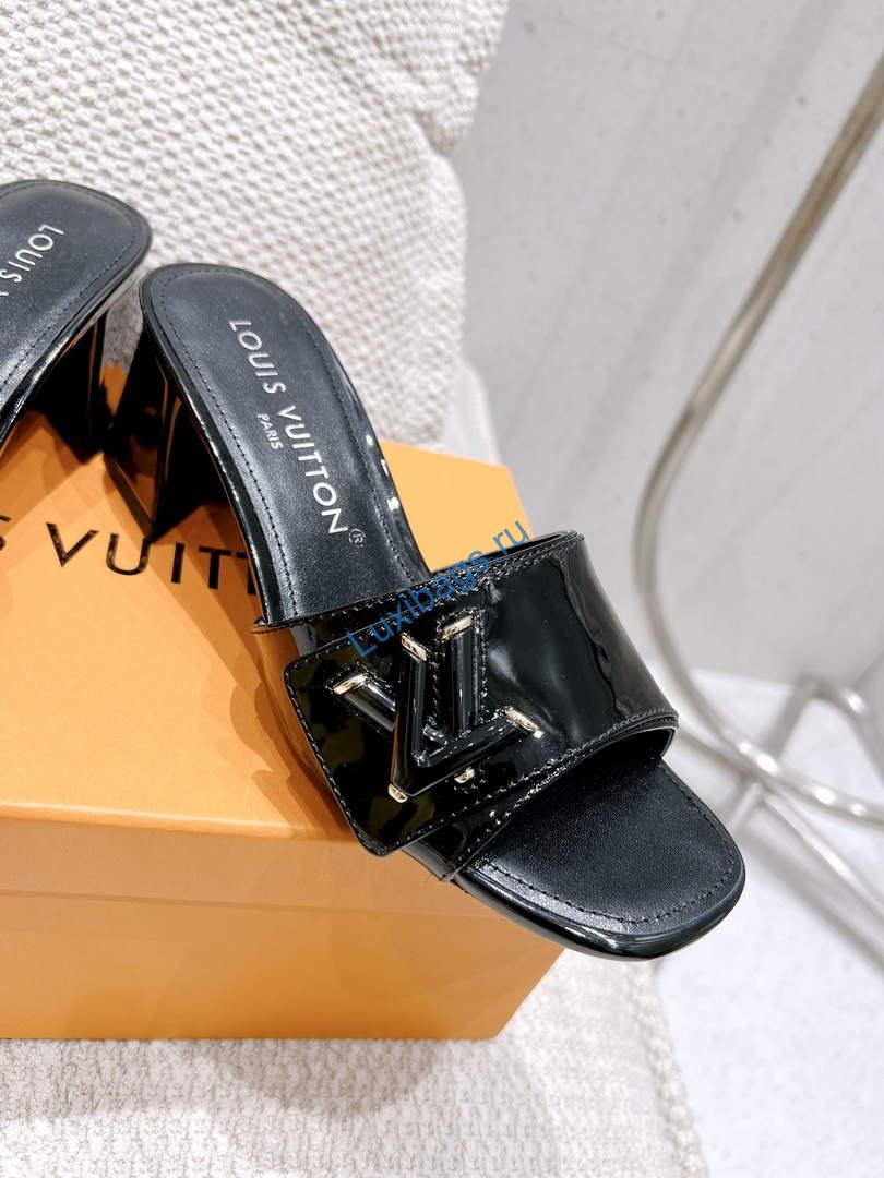 LV 1AB2OR Louis Vuitton Women's Shake Mules heel 5.5cm L68268 | lv 1ab2or louis vuitton womens shake mules heel 5 5cm l68268 6