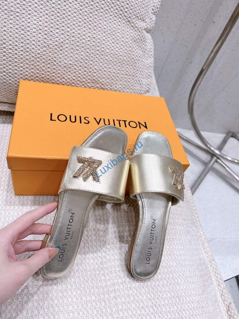 LV 1AB2QQ Louis Vuitton Women's Shake Flat Mule L68271 | lv 1ab2qq louis vuitton womens shake flat mule l68271 3
