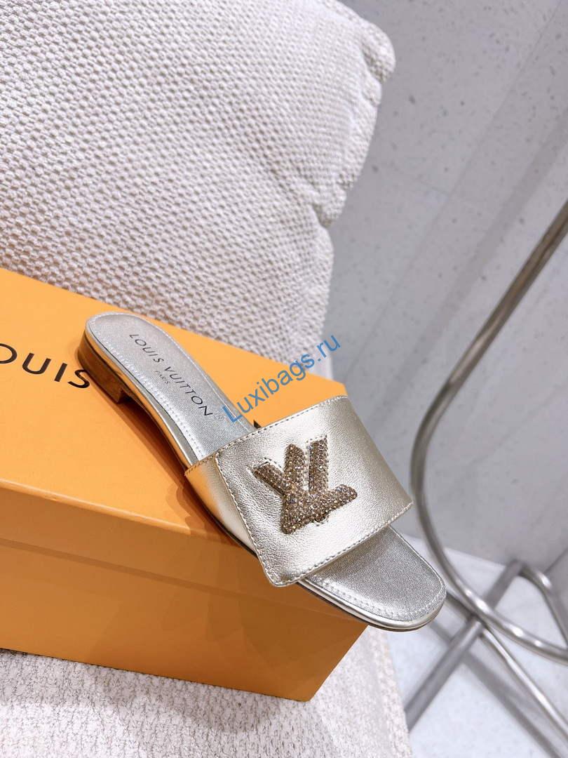 LV 1AB2QQ Louis Vuitton Women's Shake Flat Mule L68271 | lv 1ab2qq louis vuitton womens shake flat mule l68271 4