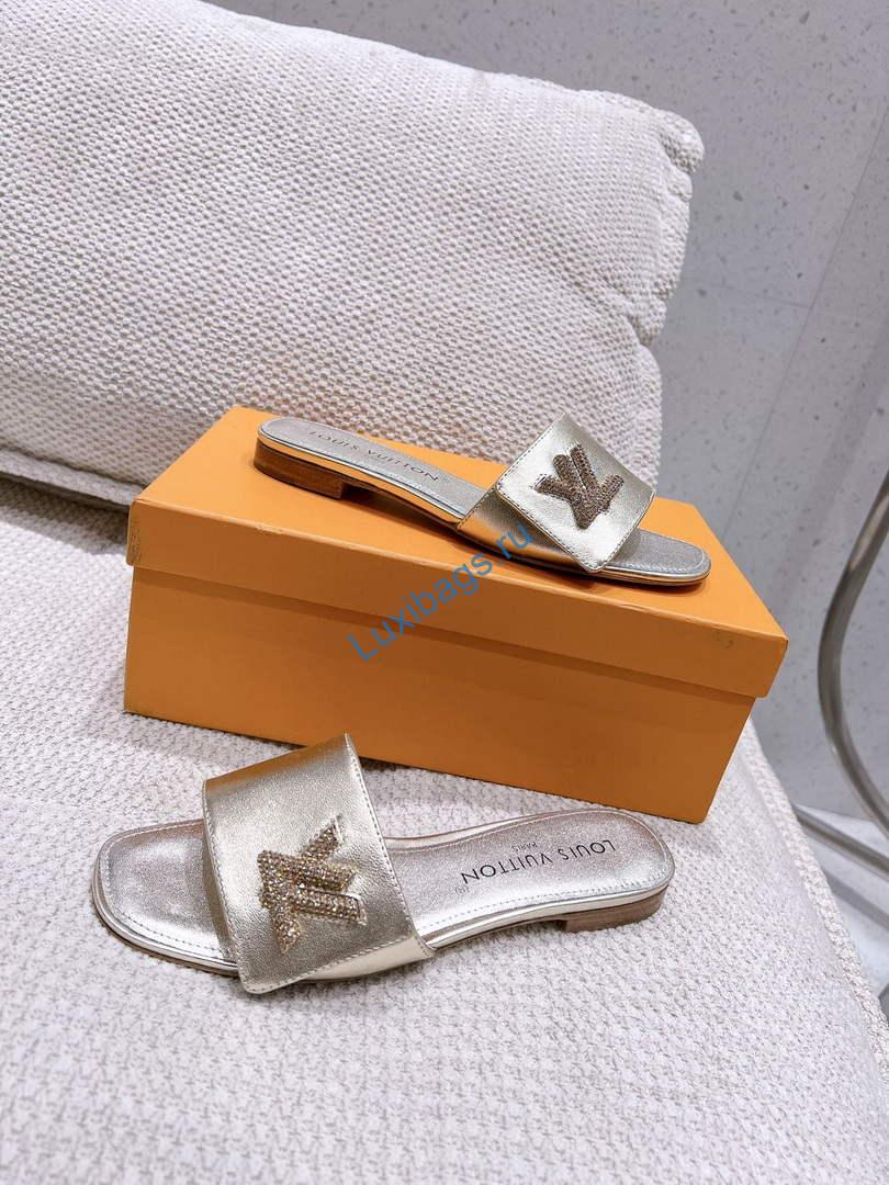 LV 1AB2QQ Louis Vuitton Women's Shake Flat Mule L68271 | lv 1ab2qq louis vuitton womens shake flat mule l68271 5