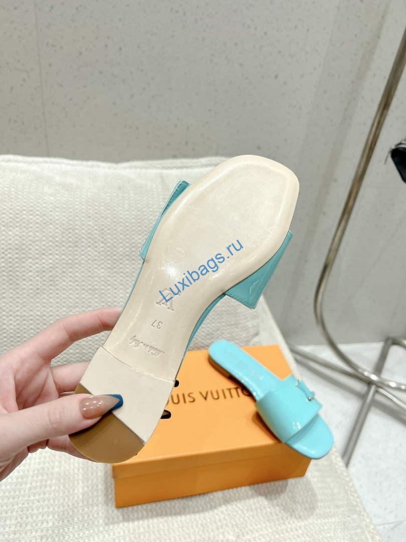 LV 1AB2QQ Louis Vuitton Women's Shake Flat Mule L68276 | lv 1ab2qq louis vuitton womens shake flat mule l68276 9