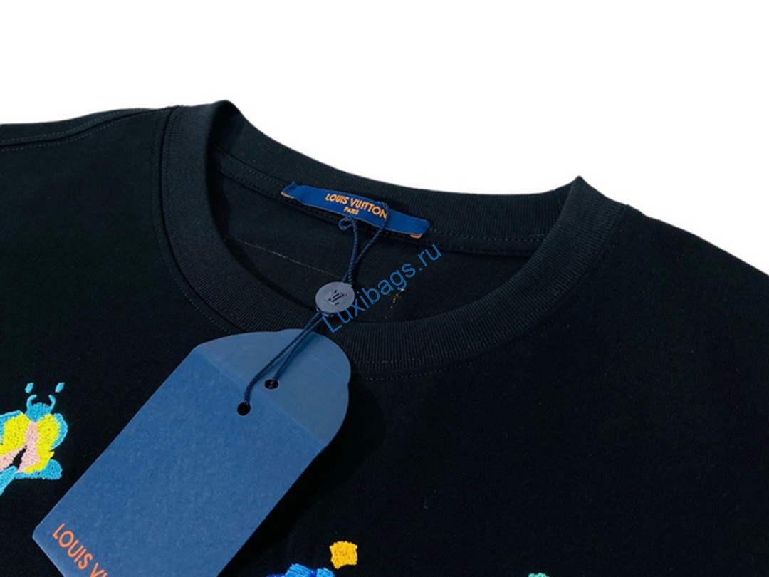 LV 1AB4UM Louis Vuitton Print Cotton Jersey Men Women's T-shirt L56227 | lv 1ab4um louis vuitton print cotton jersey men womens t shirt 21