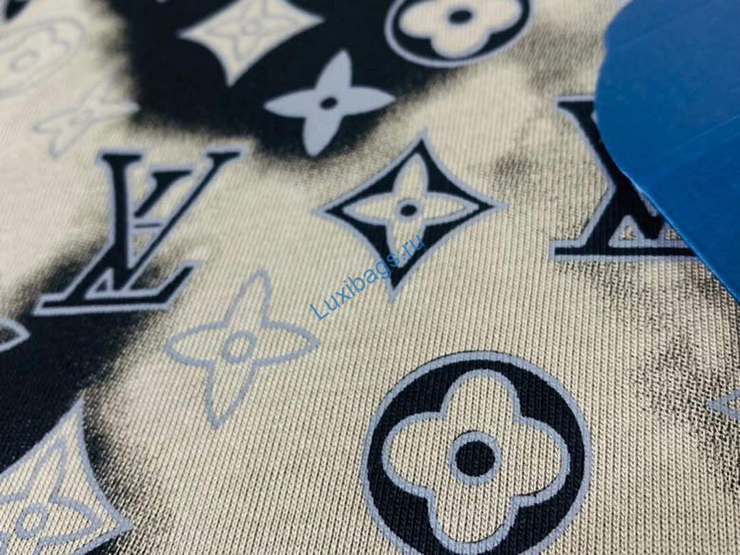 LV 1AB4UM Louis Vuitton Print Cotton Jersey Men Women's T-shirt L56233 | lv 1ab4um louis vuitton print cotton jersey men womens t shirt 69