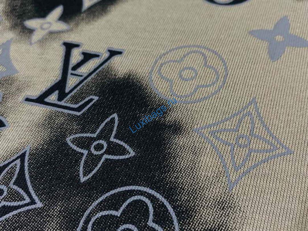 LV 1AB4UM Louis Vuitton Print Cotton Jersey Men Women's T-shirt L56233 | lv 1ab4um louis vuitton print cotton jersey men womens t shirt 71