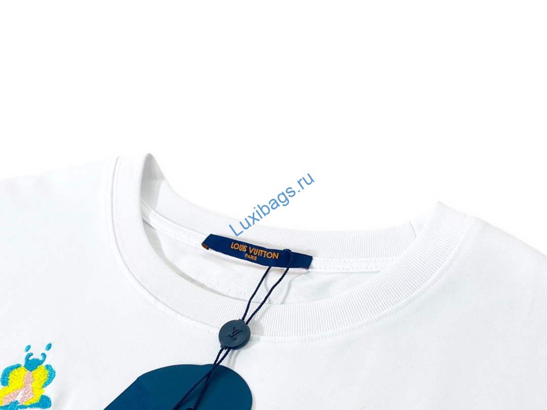 LV 1AB4UM Louis Vuitton Print Cotton Jersey Men Women's T-shirt L56228 | lv 1ab4um louis vuitton print cotton jersey men womens t shirt 97
