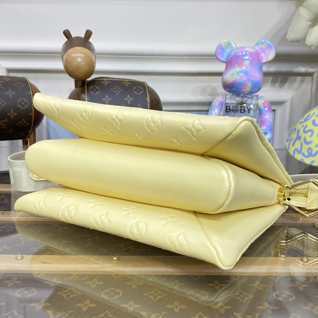 LV M20378 Louis Vuitton Coussin PM Bag lemon yellow | lv m20378 louis vuitton coussin pm bag lemon yellow 4