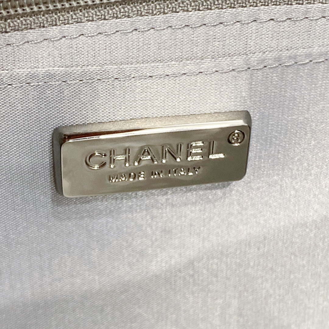 Chanel 23P limited edition new classic CF sequin bag Silver | chanel 23p limited edition new classic cf sequin bag silver 009