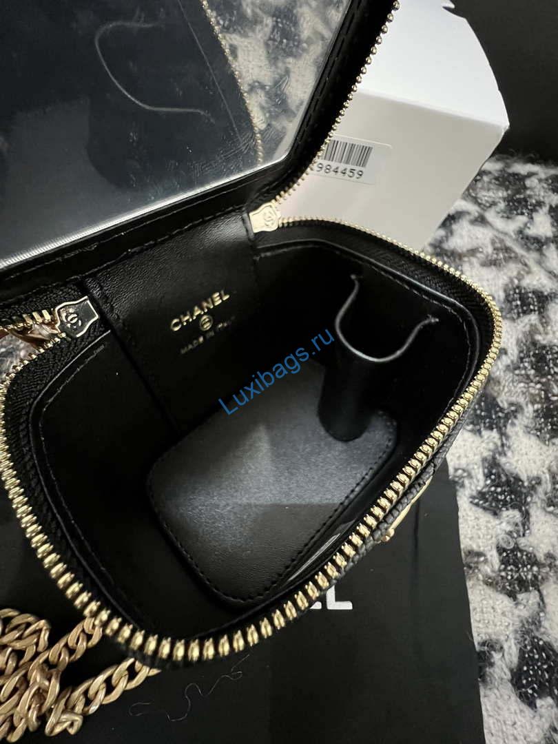 Chanel AP3203 Clutch With Chain Grained Calfskin Black | chanel ap3203 clutch with chain grained calfskin black 018
