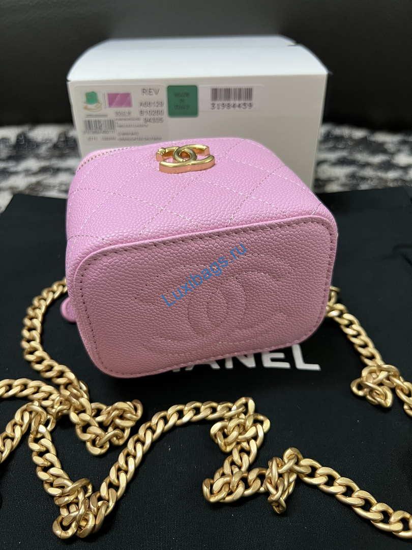 Chanel AP3203 Clutch With Chain Grained Calfskin Pink | chanel ap3203 clutch with chain grained calfskin pink 003