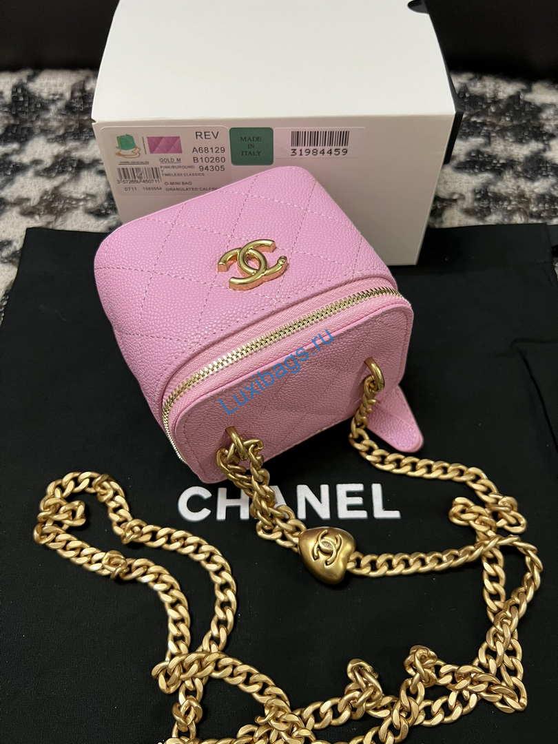 Chanel AP3203 Clutch With Chain Grained Calfskin Pink | chanel ap3203 clutch with chain grained calfskin pink 005