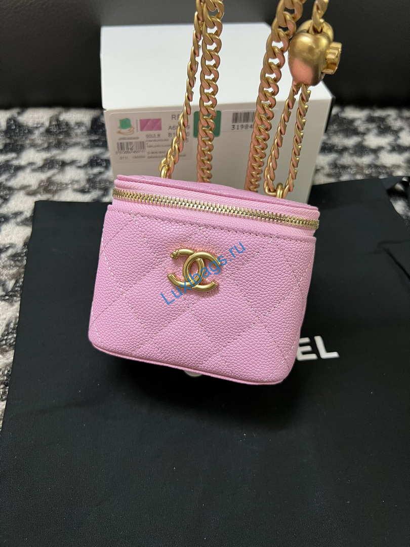 Chanel AP3203 Clutch With Chain Grained Calfskin Pink | chanel ap3203 clutch with chain grained calfskin pink 006