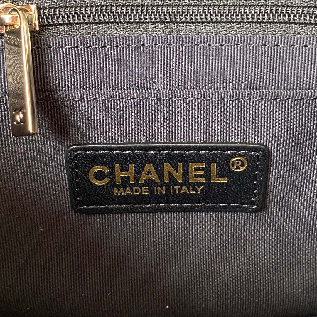 Chanel AS3330 Mini Flap 17cm Bag Black Lambskin | chanel as3330 mini flap 17cm bag black lambskin 008