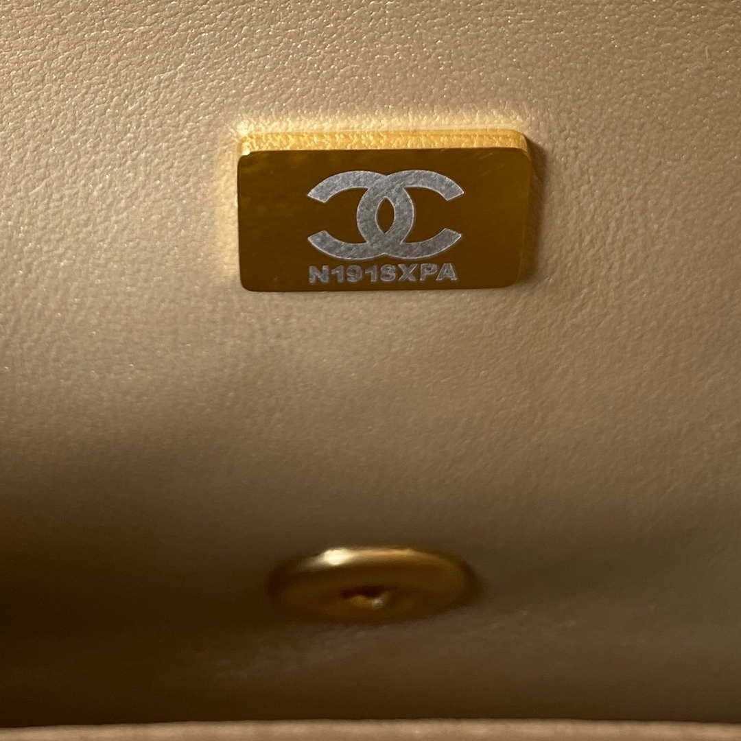 Chanel AS3829 Mini Flap Chain Bag Gold Lambskin Gold | chanel as3829 mini flap chain bag gold calfskin gold 008 2628734e db55 445f 8aa3 62c10746ff01