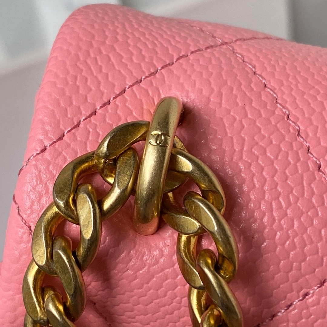 Chanel AS3829 Mini Flap Chain Bag Pink Calfskin Gold | chanel as3829 mini flap chain bag pink calfskin gold 005 7f2b3c59 e53e 4a0c bba2 0416da35de9f