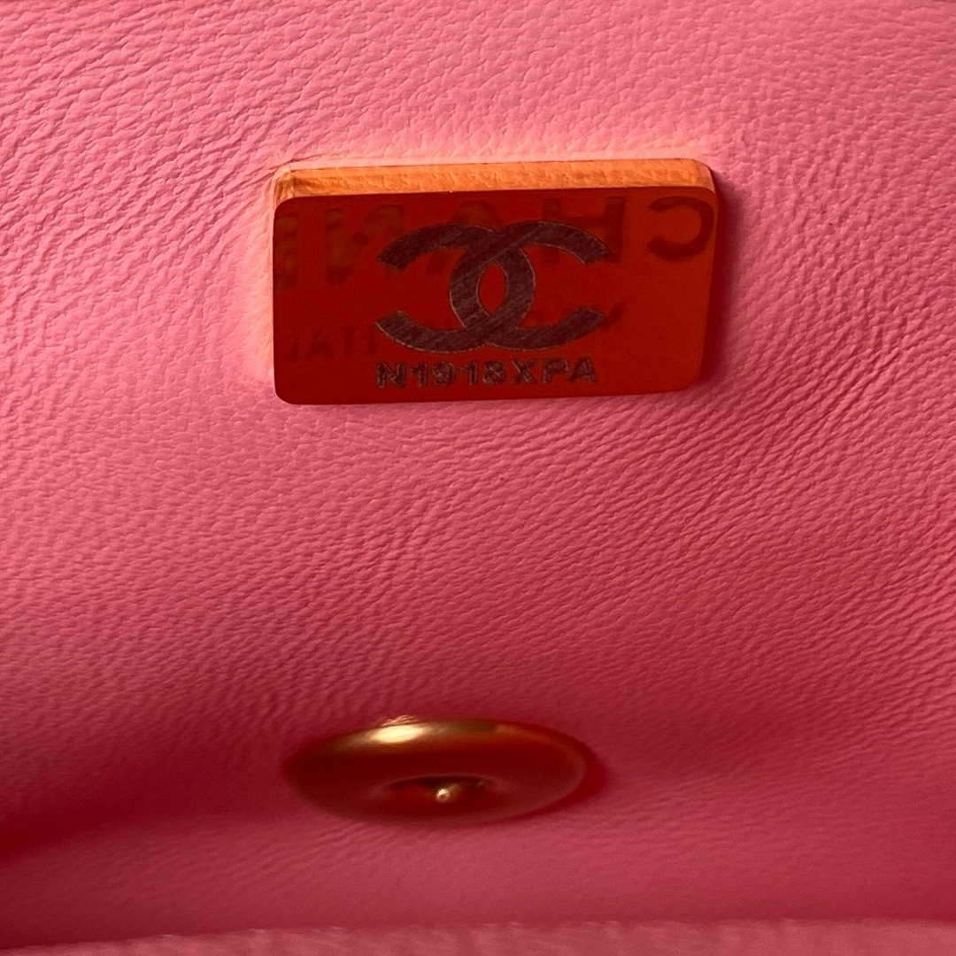 Chanel AS3829 Mini Flap Chain Bag Pink Calfskin Gold | chanel as3829 mini flap chain bag pink calfskin gold 009 2686a85c fc2e 422f 83b8 a4e56cdc0da0