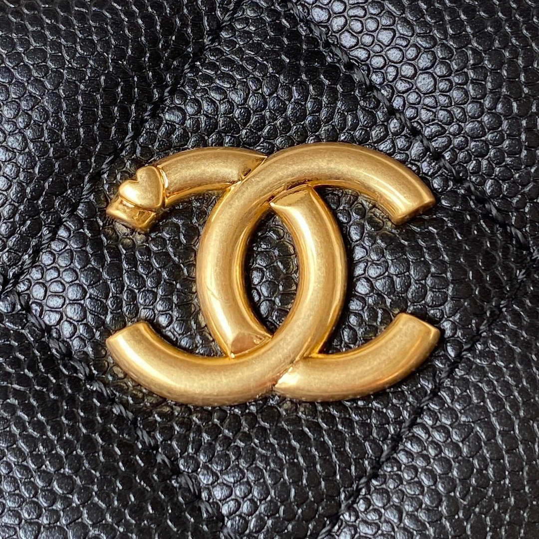 Chanel AS3830 Small Hobo Handbag Black Calfskin Gold | chanel as3830 small hobo handbag black calfskin gold 003