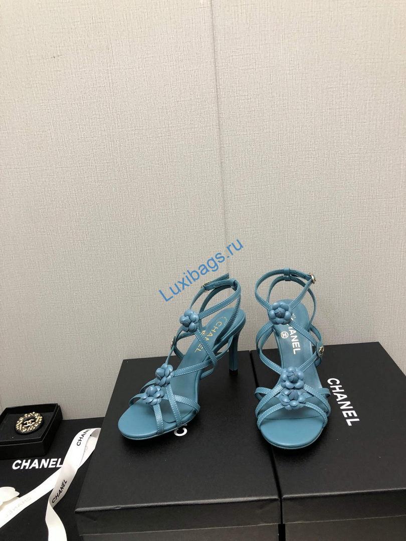 Chanel G40128 Women's Sandals Shoes Lambskin C90220 | chanel g40128 womens sandals shoes lambskin c90220 8