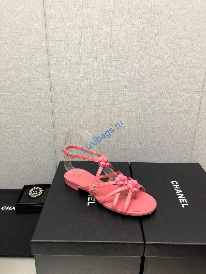 Chanel G40128 Women's Sandals Shoes Lambskin C90223 | chanel g40128 womens sandals shoes lambskin c90223 6