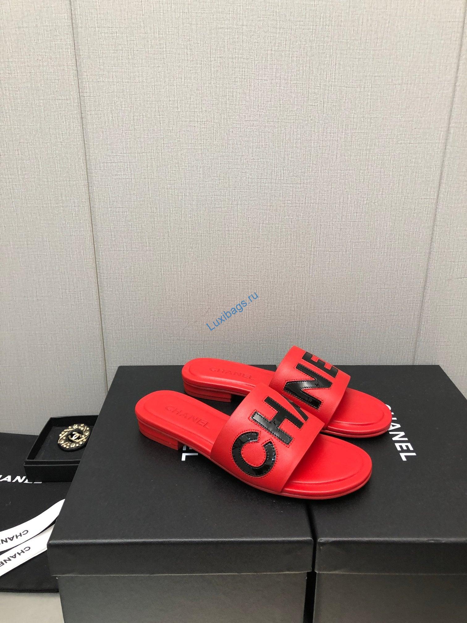 Chanel G40129 Women's Slippers Shoes Lambskin C90230 | chanel g40129 womens slippers shoes lambskin c90230 2