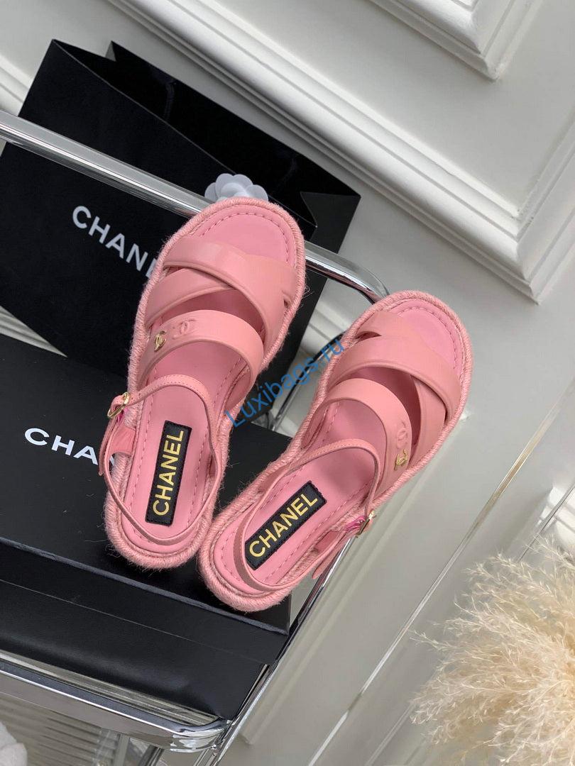 Chanel G40132 Women's Sandals Shoes Lambskin C90213 | chanel g40132 womens sandals shoes lambskin c90213 8