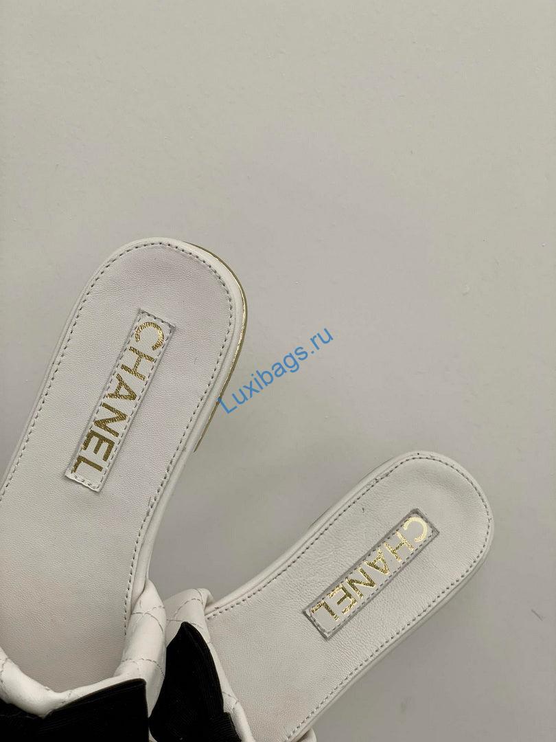 Chanel G40132 Women's Slippers Shoes Lambskin C90200 | chanel g40132 womens slippers shoes lambskin c90200 9