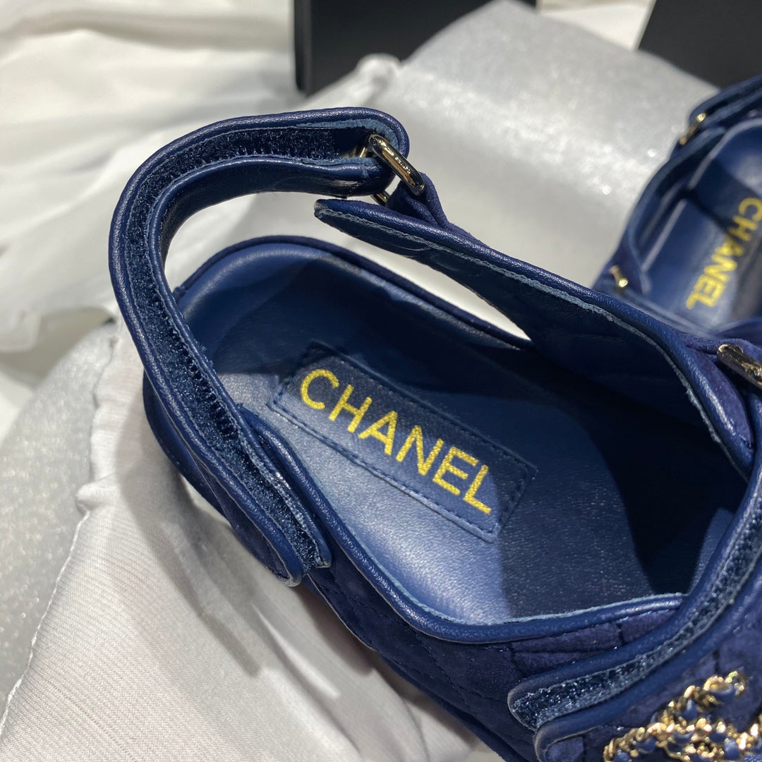 Chanel G40138 Women's Sandals Shoes Lambskin C90236 | chanel g40138 womens sandals shoes lambskin c90236 8