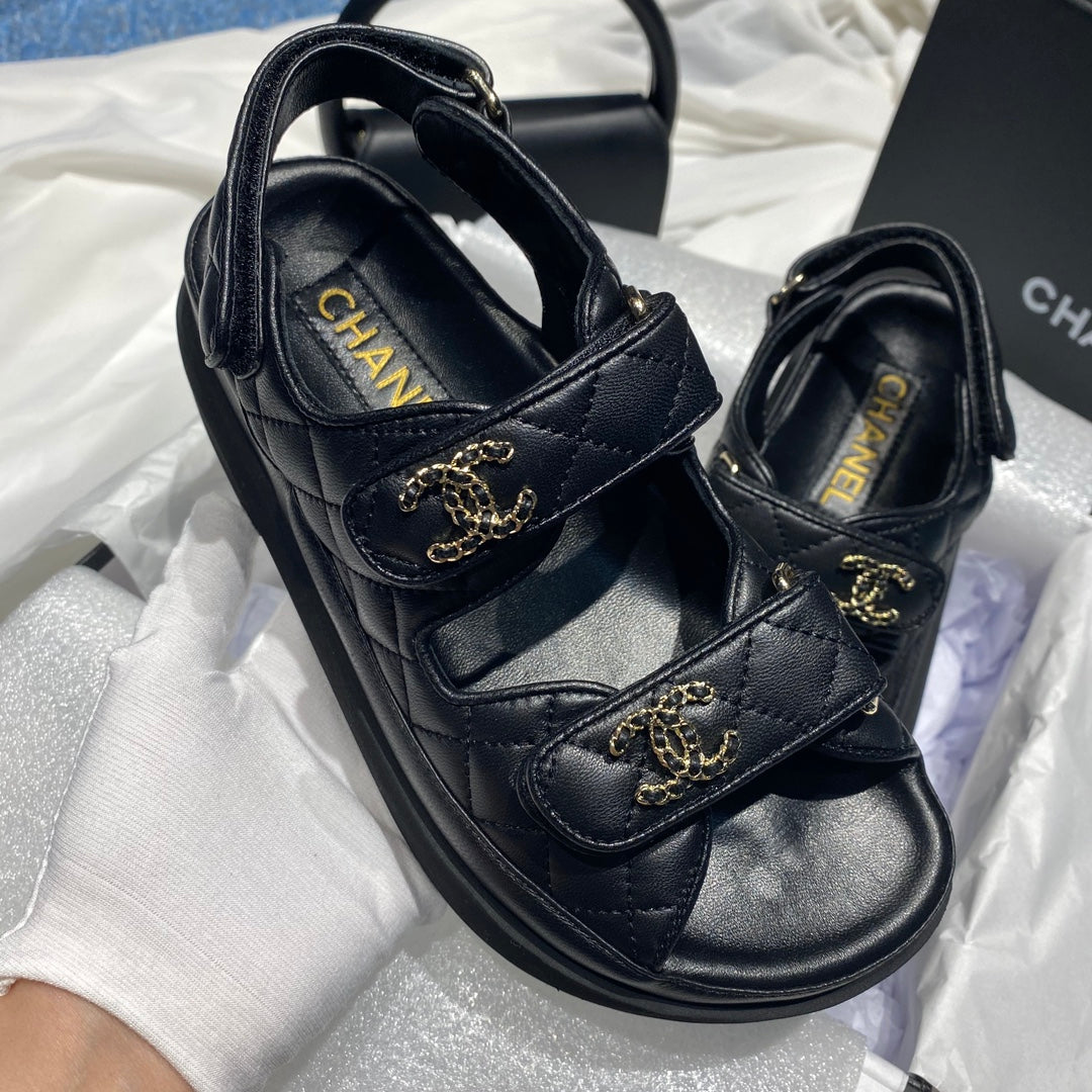 Chanel G40138 Women's Sandals Shoes Lambskin C90239 | chanel g40138 womens sandals shoes lambskin c90239 2