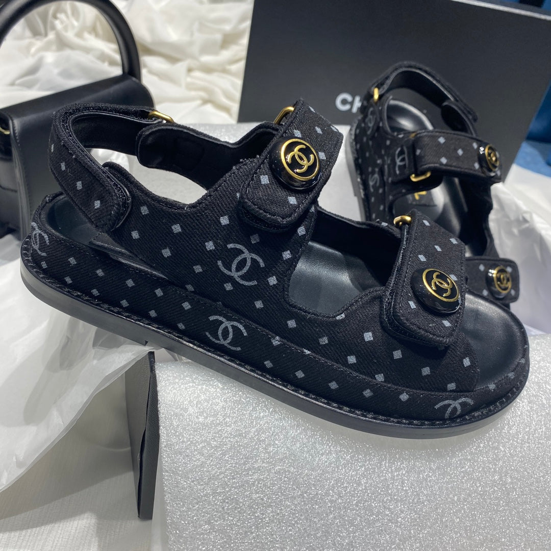 Chanel G40138 Women's Sandals Shoes Lambskin C90241 | chanel g40138 womens sandals shoes lambskin c90241 6