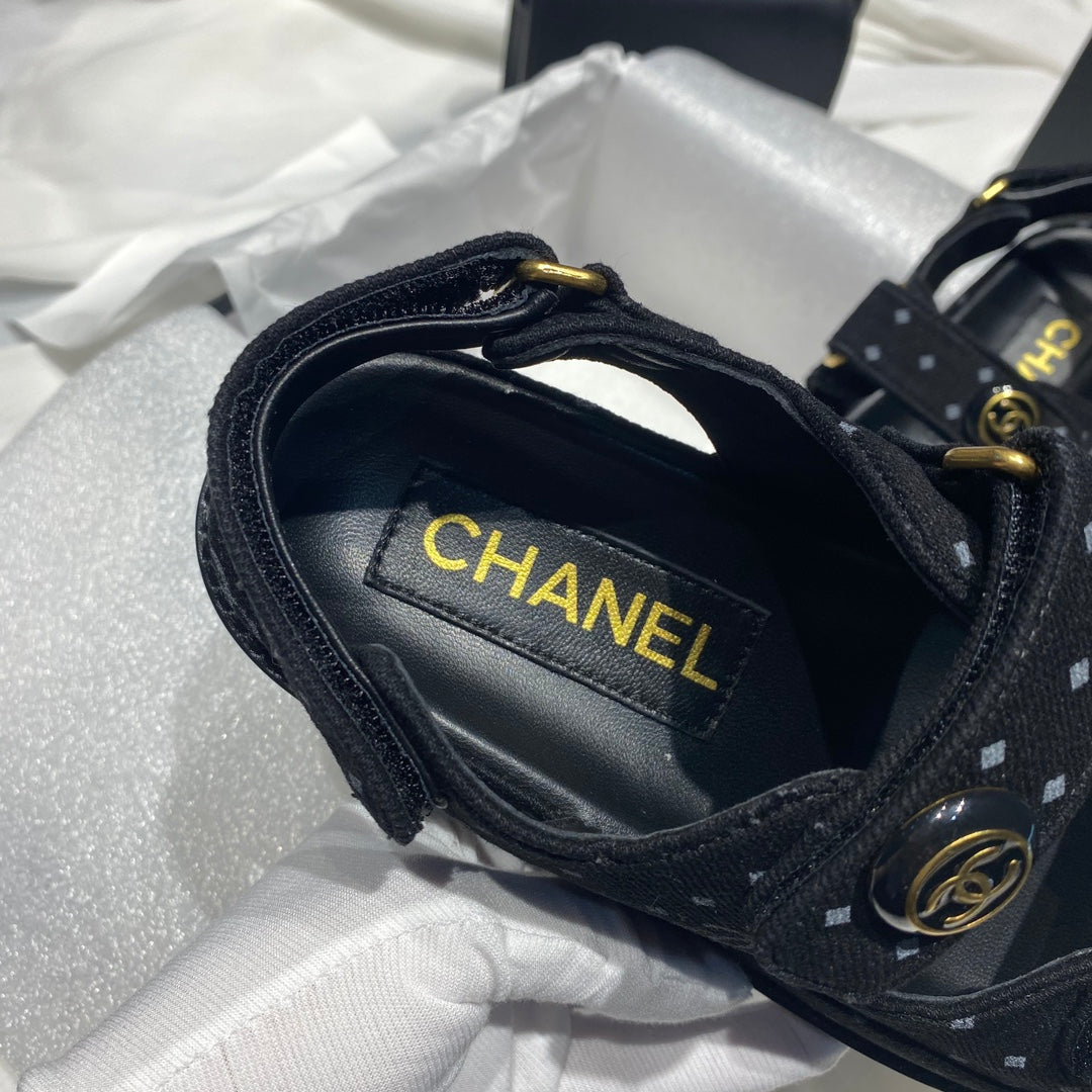 Chanel G40138 Women's Sandals Shoes Lambskin C90241 | chanel g40138 womens sandals shoes lambskin c90241 7