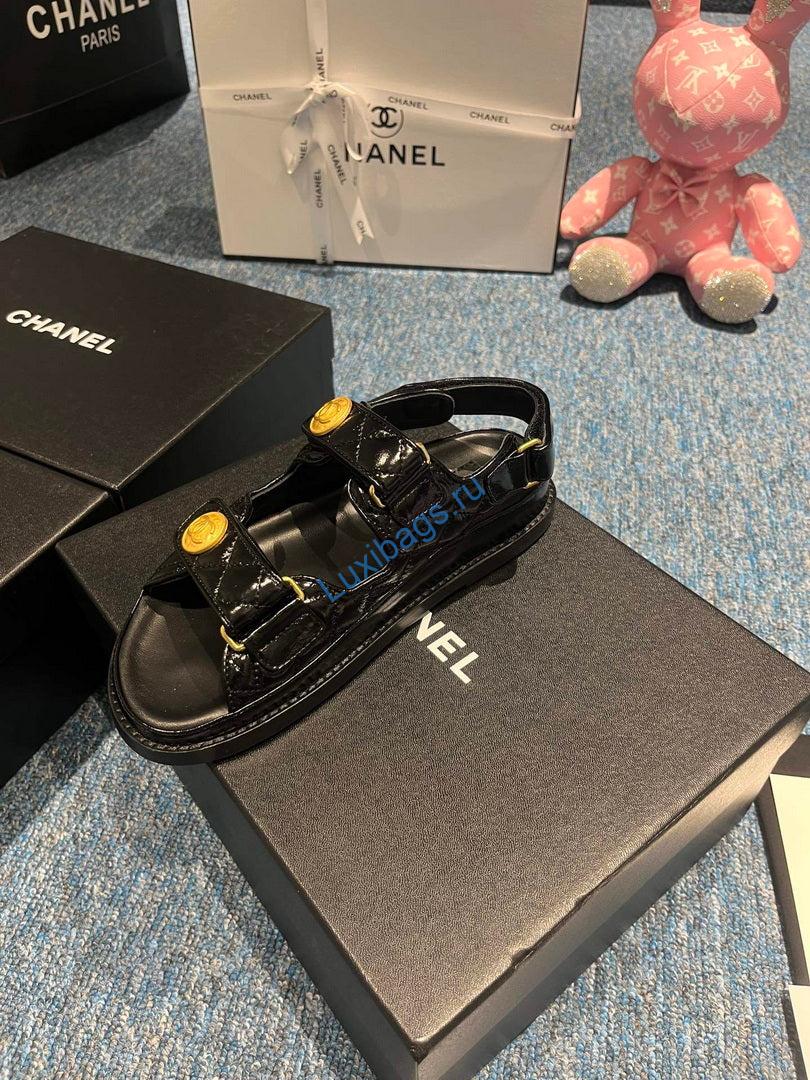 Chanel G40138 Women's Sandals Shoes Lambskin C90247 | chanel g40138 womens sandals shoes lambskin c90247 6