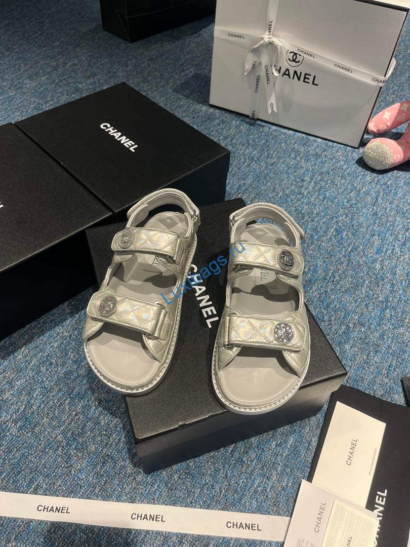 Chanel G40138 Women's Sandals Shoes Lambskin C90250 | chanel g40138 womens sandals shoes lambskin c90250 3