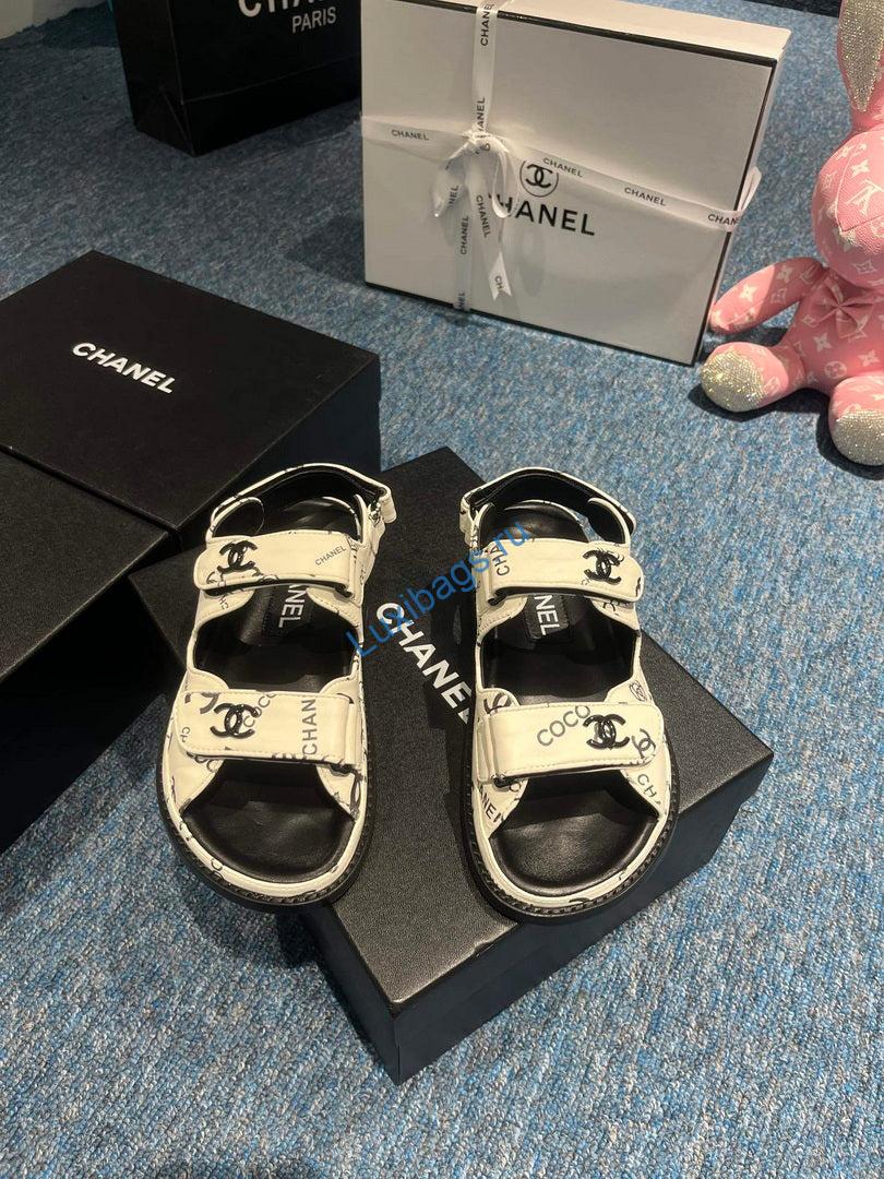 Chanel G40138 Women's Sandals Shoes Lambskin C90260 | chanel g40138 womens sandals shoes lambskin c90260 2
