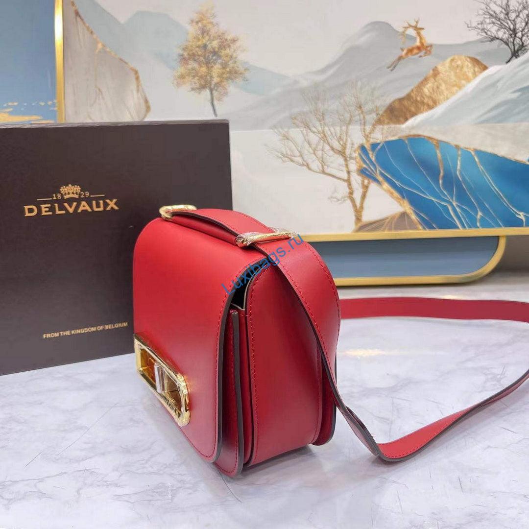Delvaux AA0574 Lingot Alpina Calf Bag Red | delvaux aa0574 lingot alpina calf bag tender red 2