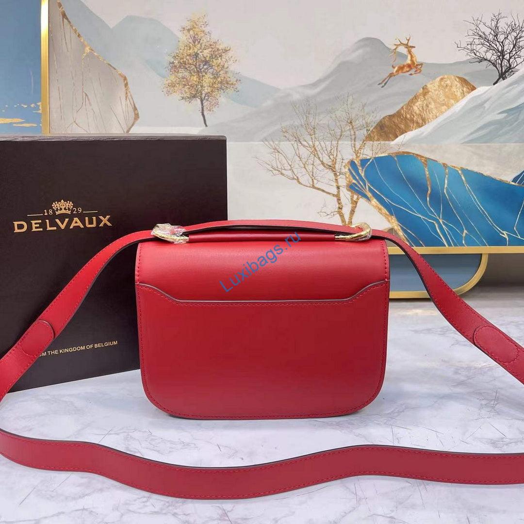 Delvaux AA0574 Lingot Alpina Calf Bag Red | delvaux aa0574 lingot alpina calf bag tender red 3