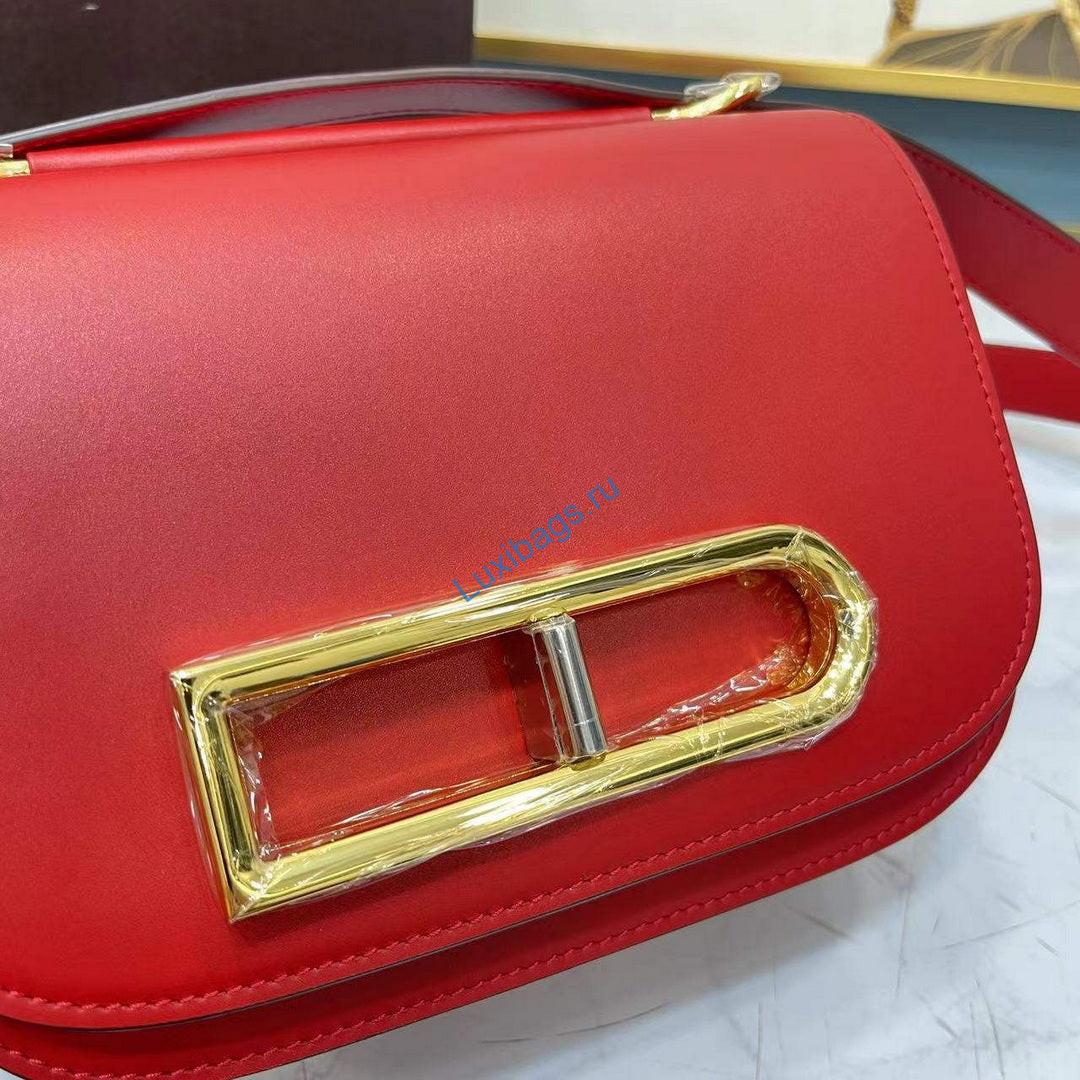 Delvaux AA0574 Lingot Alpina Calf Bag Red | delvaux aa0574 lingot alpina calf bag tender red 6
