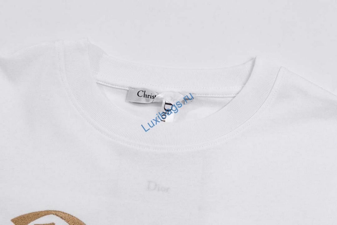 Dior 313J647 Men's Women's Relaxed Fit Cotton Jersey T-shirt D65860 | dior 313j647 mens relaxed fit cotton jersey t shirt d65860 4