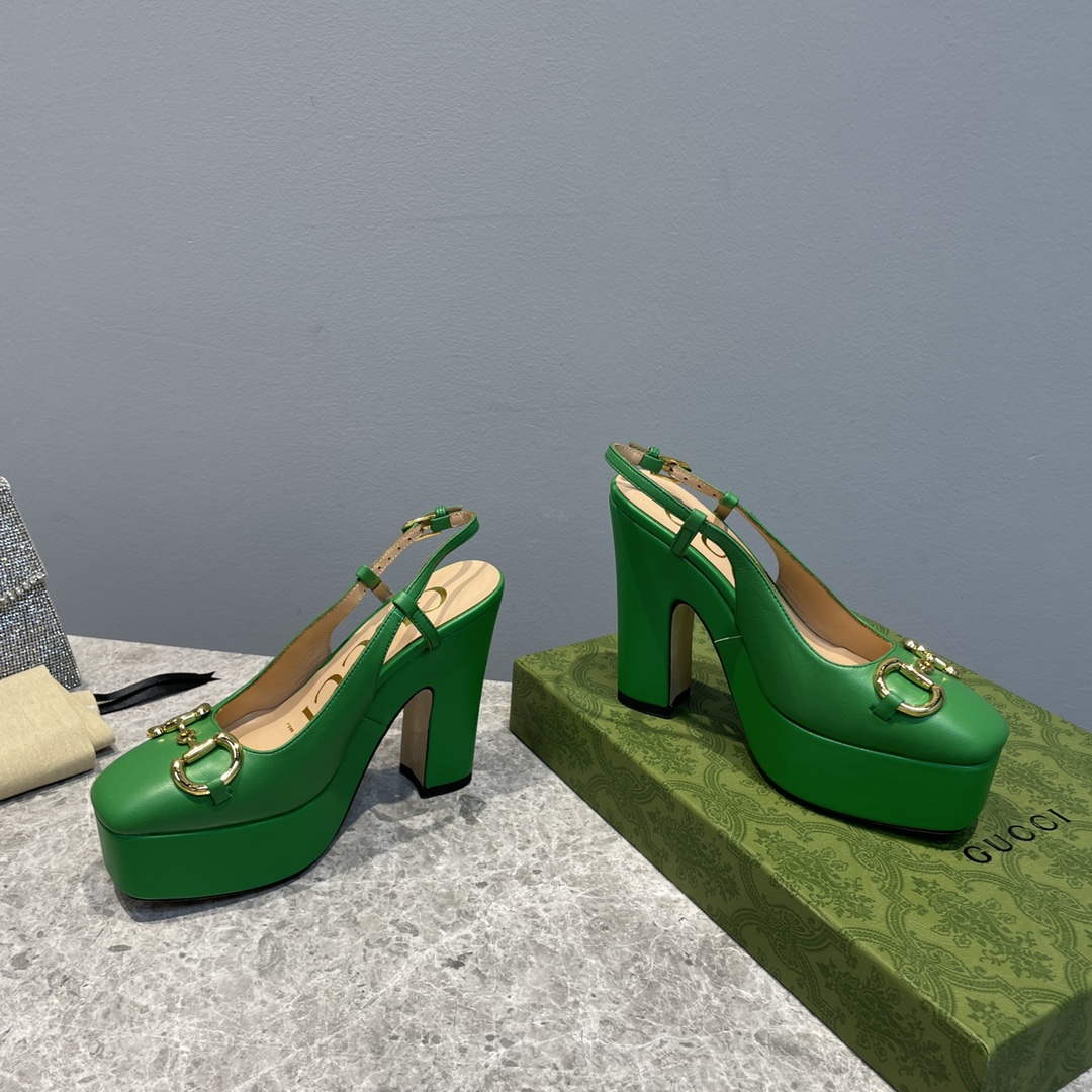 Gucci 723837 Women's high heel pump G66740 | gucci 723837 womens high heel pump g66740 4
