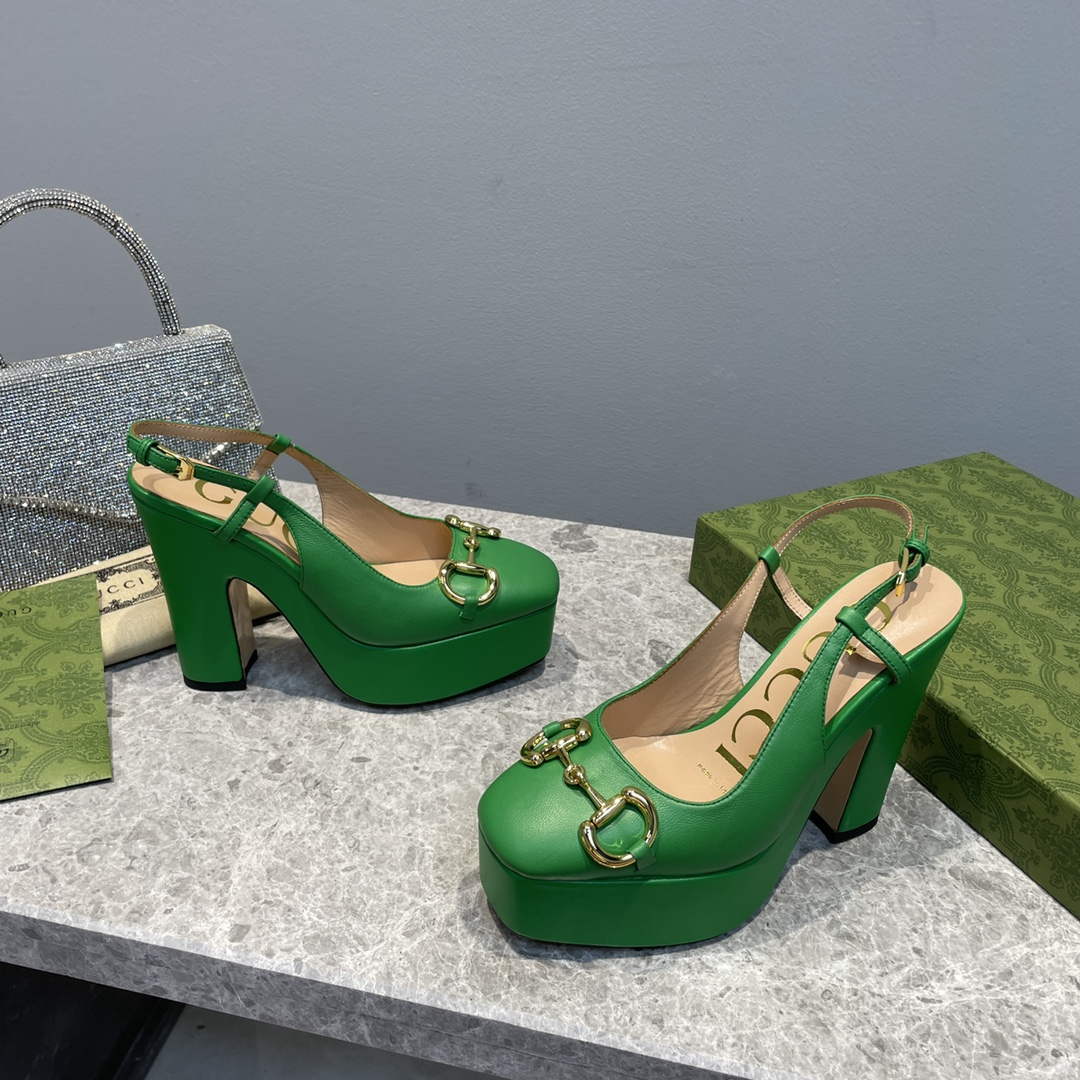 Gucci 723837 Women's high heel pump G66740 | gucci 723837 womens high heel pump g66740 5