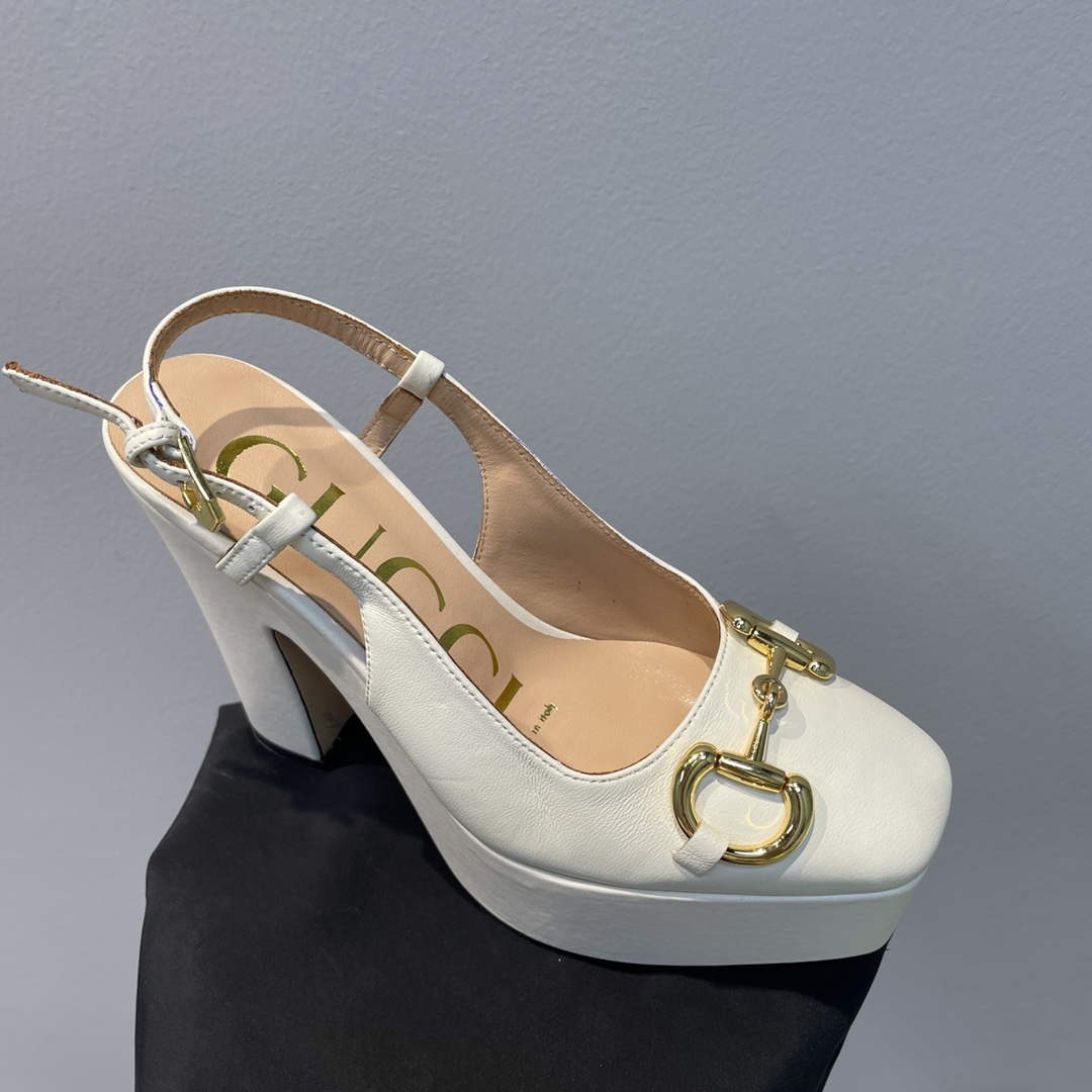 Gucci 723837 Women's high heel pump G66742 | gucci 723837 womens high heel pump g66742 7