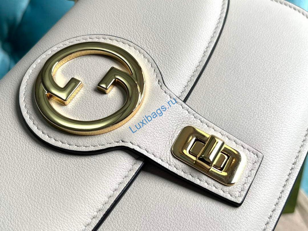 Gucci 735101 Gucci Blondie Top-handle Bag White | gucci 735101 gucci blondie top handle bag white 4