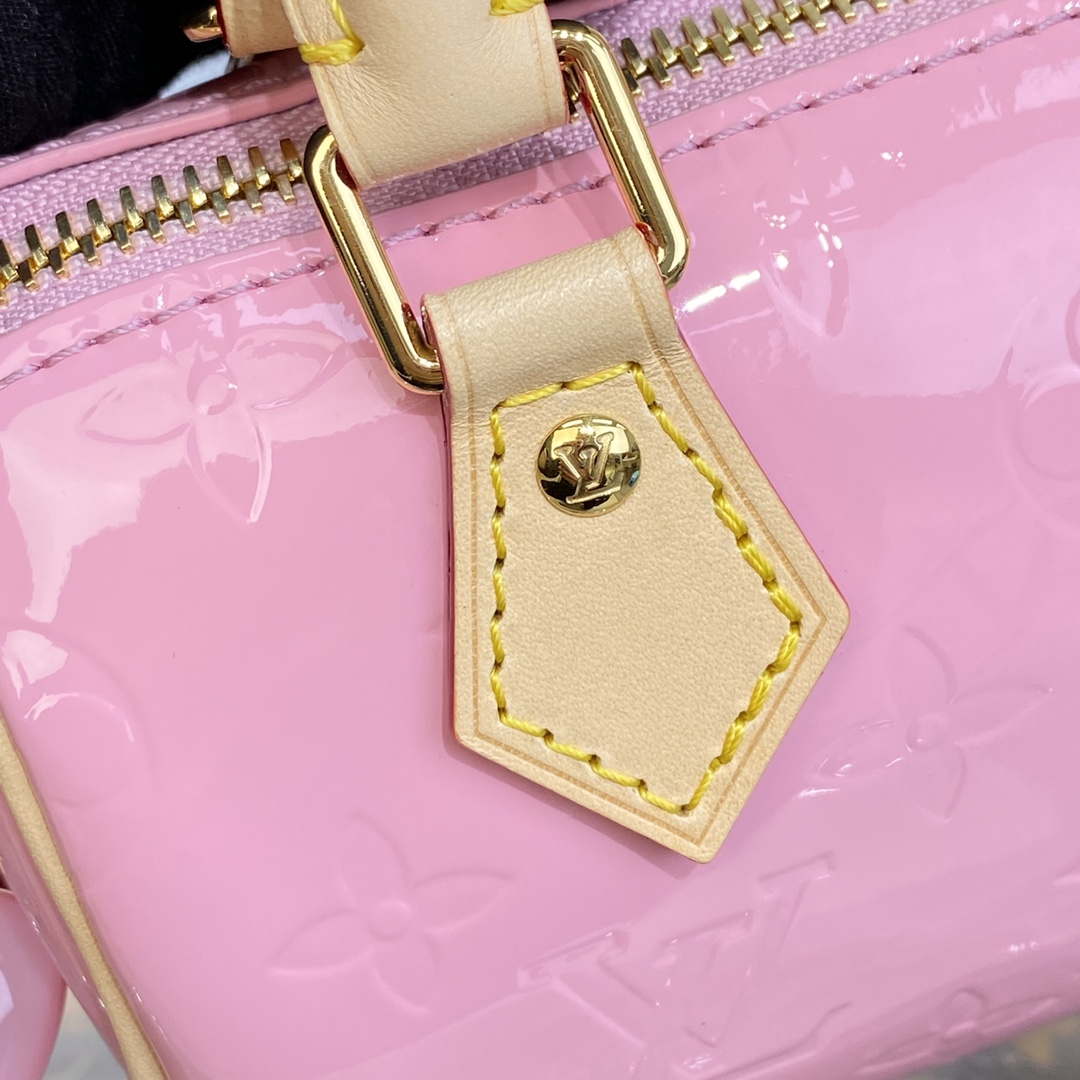 Louis Vuitton LV M81879 Nano Speedy Bag Monogram vernis | louis vuitton m81879 lv nano speedy bag monogram vernis 005