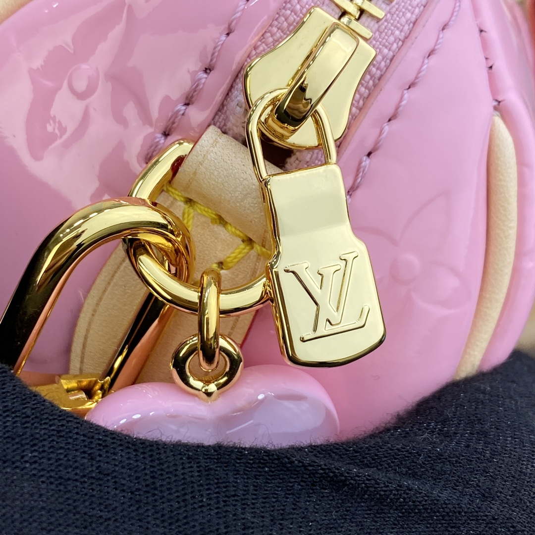 Louis Vuitton LV M81879 Nano Speedy Bag Monogram vernis | louis vuitton m81879 lv nano speedy bag monogram vernis 006