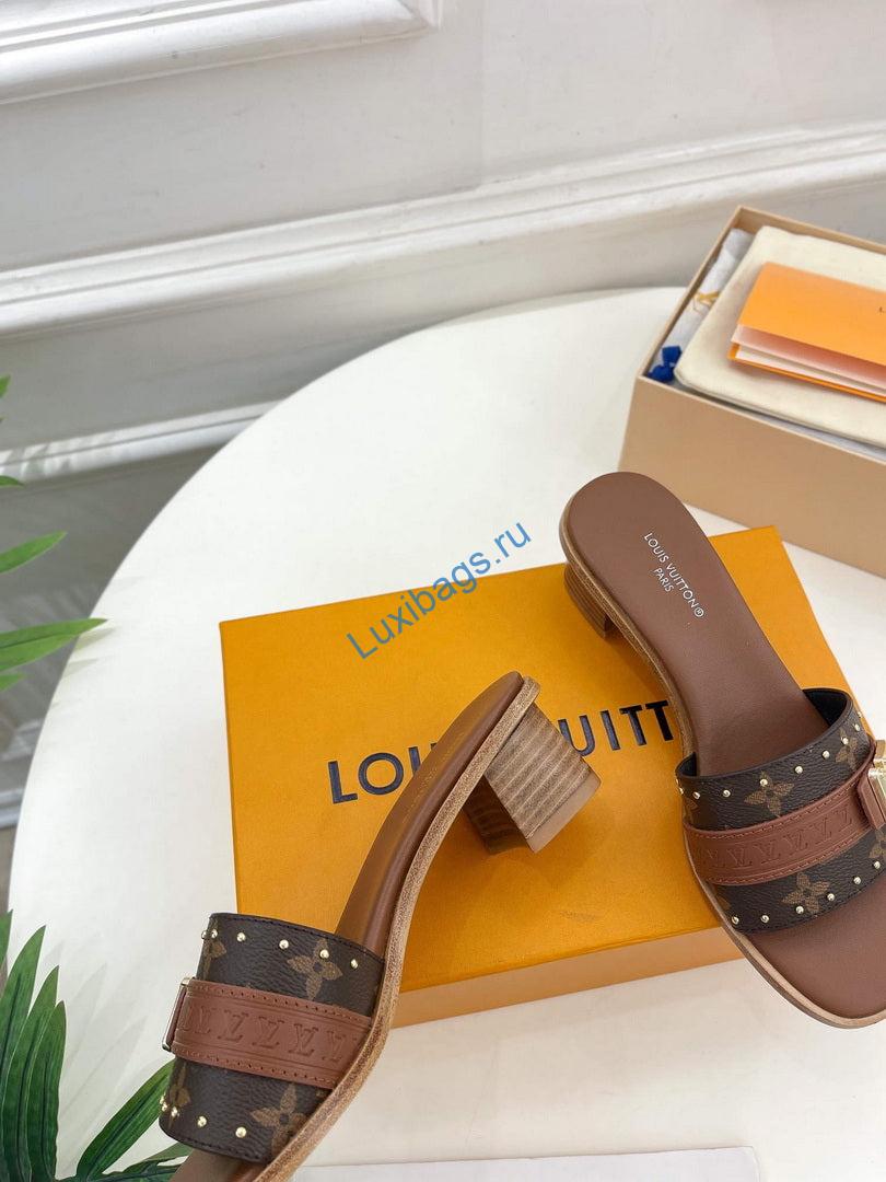 LV 1AADI2 Louis Vuitton Lock It Mules L99034 | lv 1aac3y louis vuitton lock it flat mules l99034 7